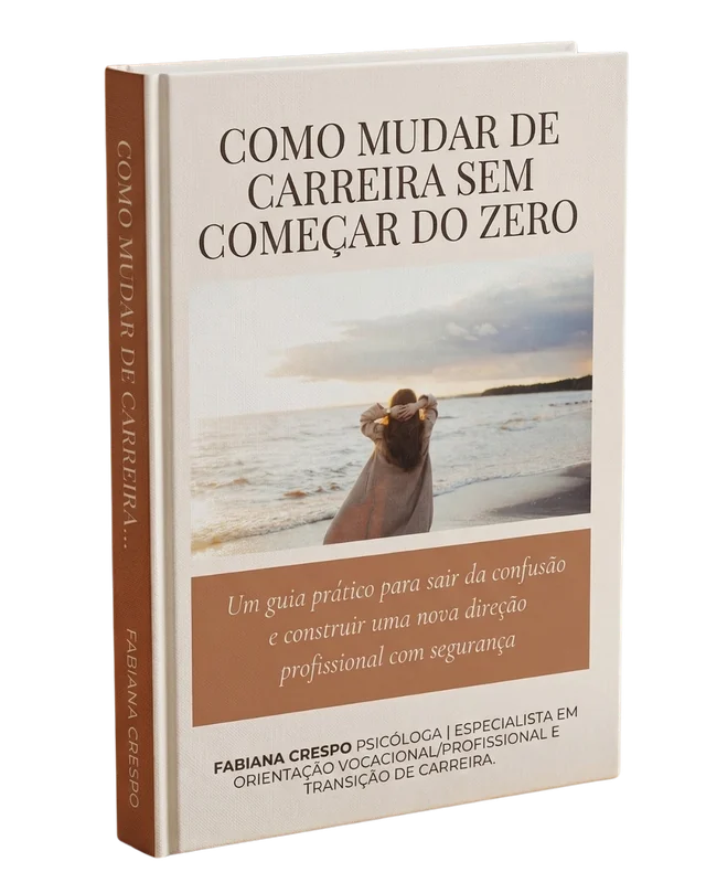 Capa do e-book Como mudar de carreira sem começar do zero